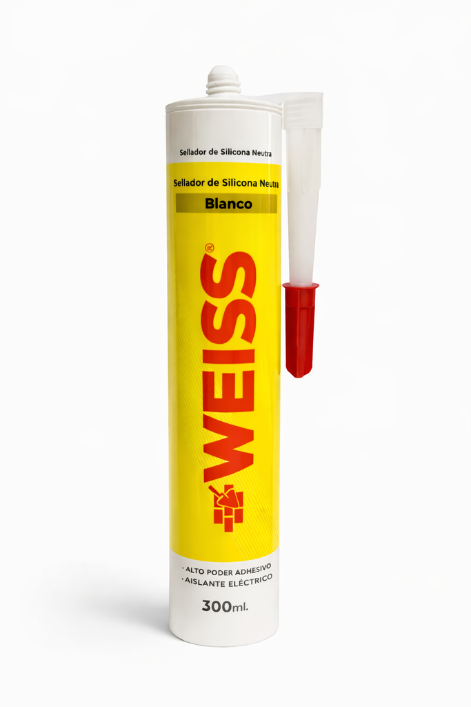 SELLADOR DE SILICONA NEUTRA - BLANCO - WE2000 - WEISS